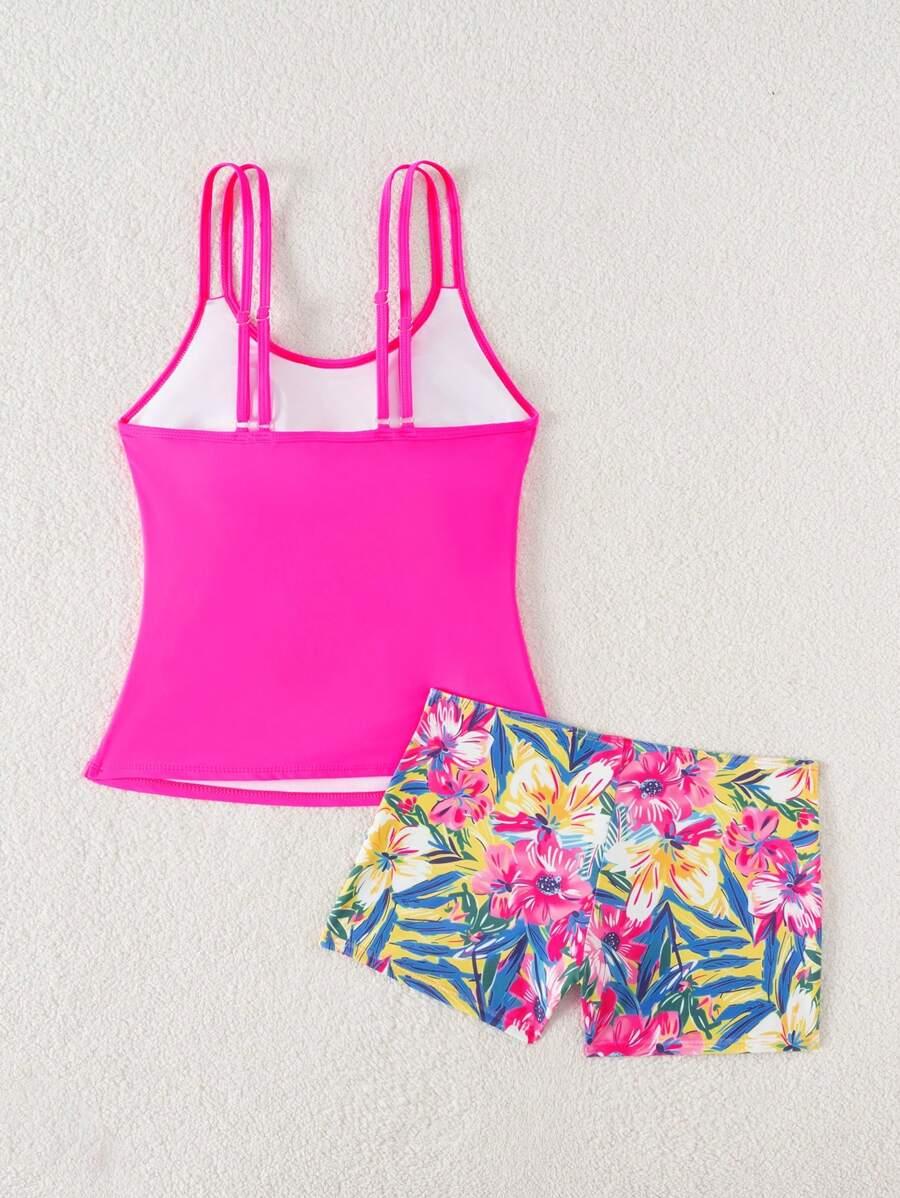 SHEIN DWUCZĘŚCIOWY STRÓJ KĄPIELOWY S09__L