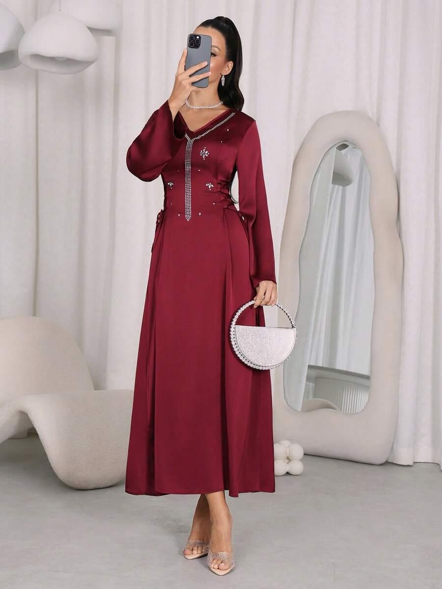 AL NAJMA MAXI SUKIENKA DŁUGI RĘKAW S06__M