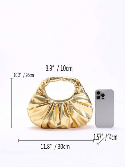 SHEIN KLASYCZNA ZŁOTA TOREBKA S07__26X30