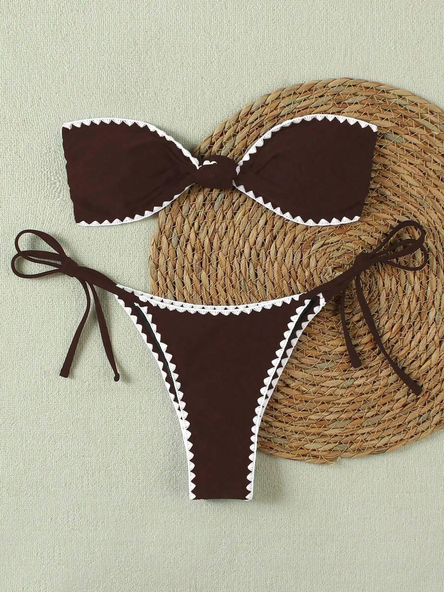 SHEIN DWUCZĘŚCIOWY STRÓJ KĄPIELOWY S09__S