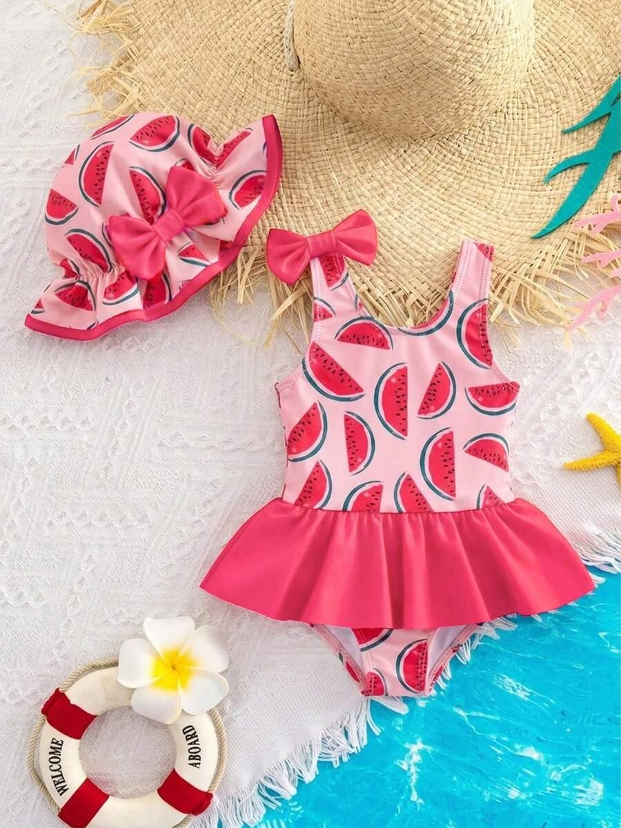 SHEIN JEDNOCZĘŚCIOWY STRÓJ KĄPIELOWY CZAPKA S09__92