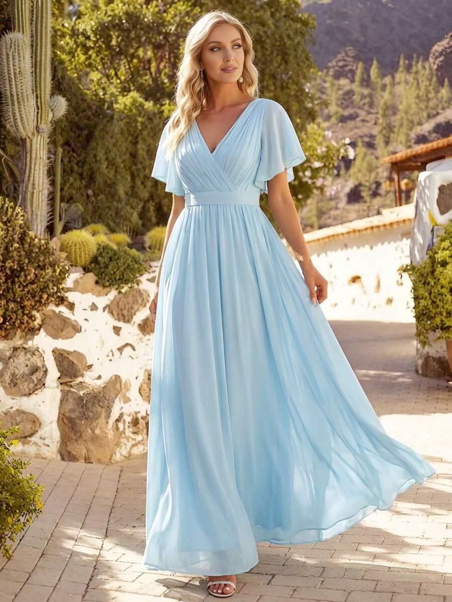 EVERPRETTY NIEBIESKA MAXI SUKIENKA S06__XXL