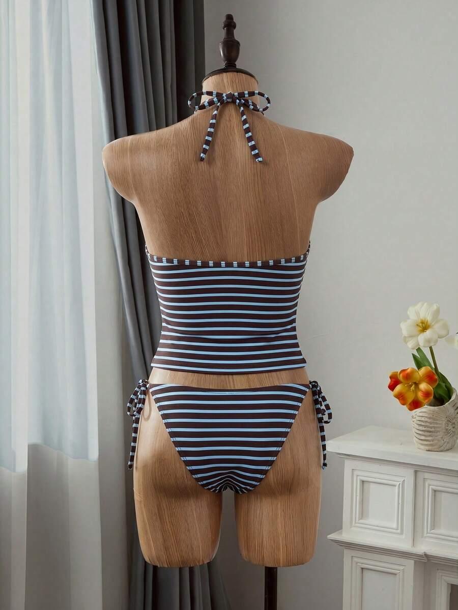 SWIM MOD DWUCZĘŚCIOWY STRÓJ KĄPIELOWY PASKI S09__M