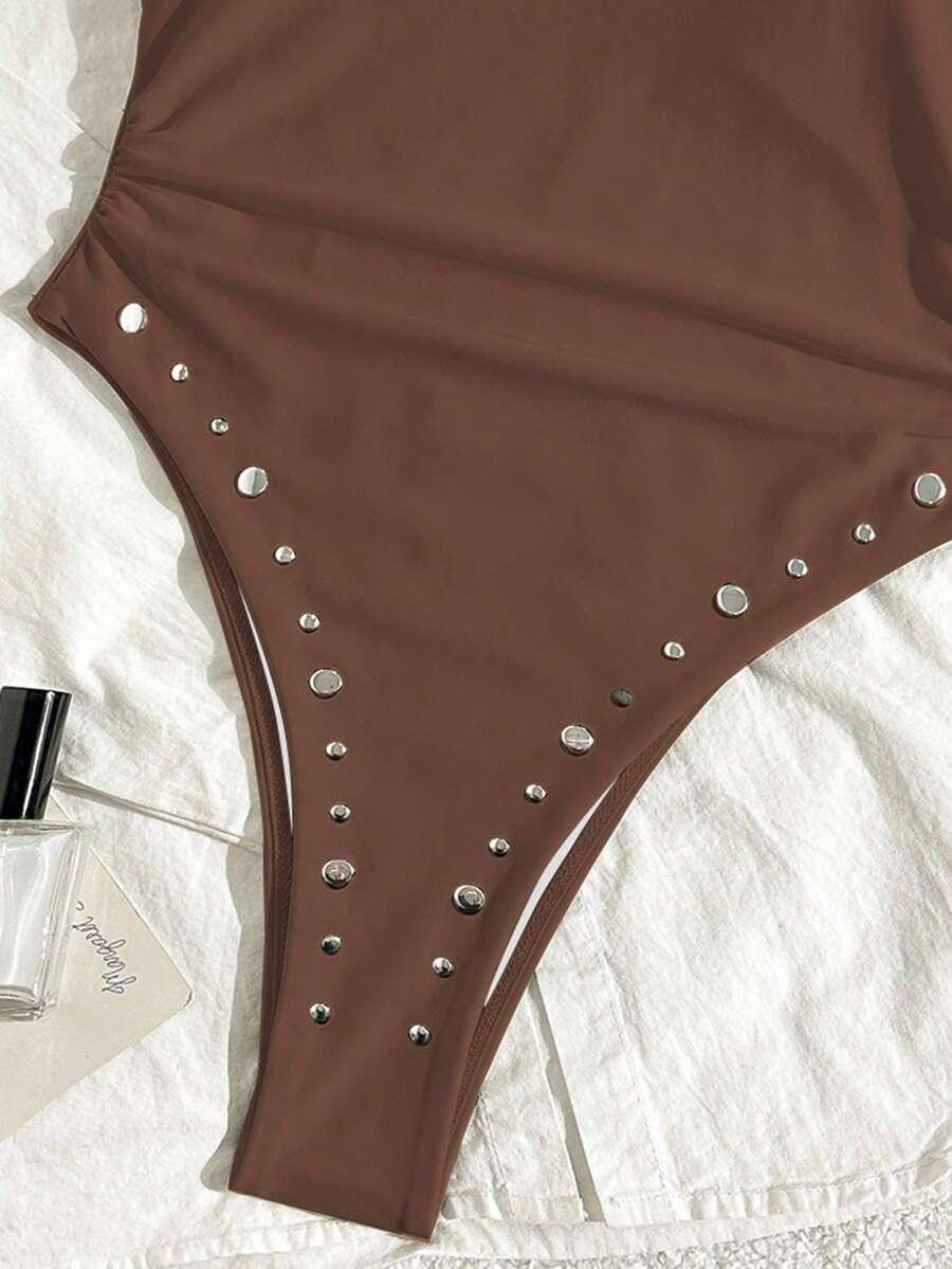 SHEIN JEDNOCZĘŚCIOWY STRÓJ KĄPIELOWY S09__S
