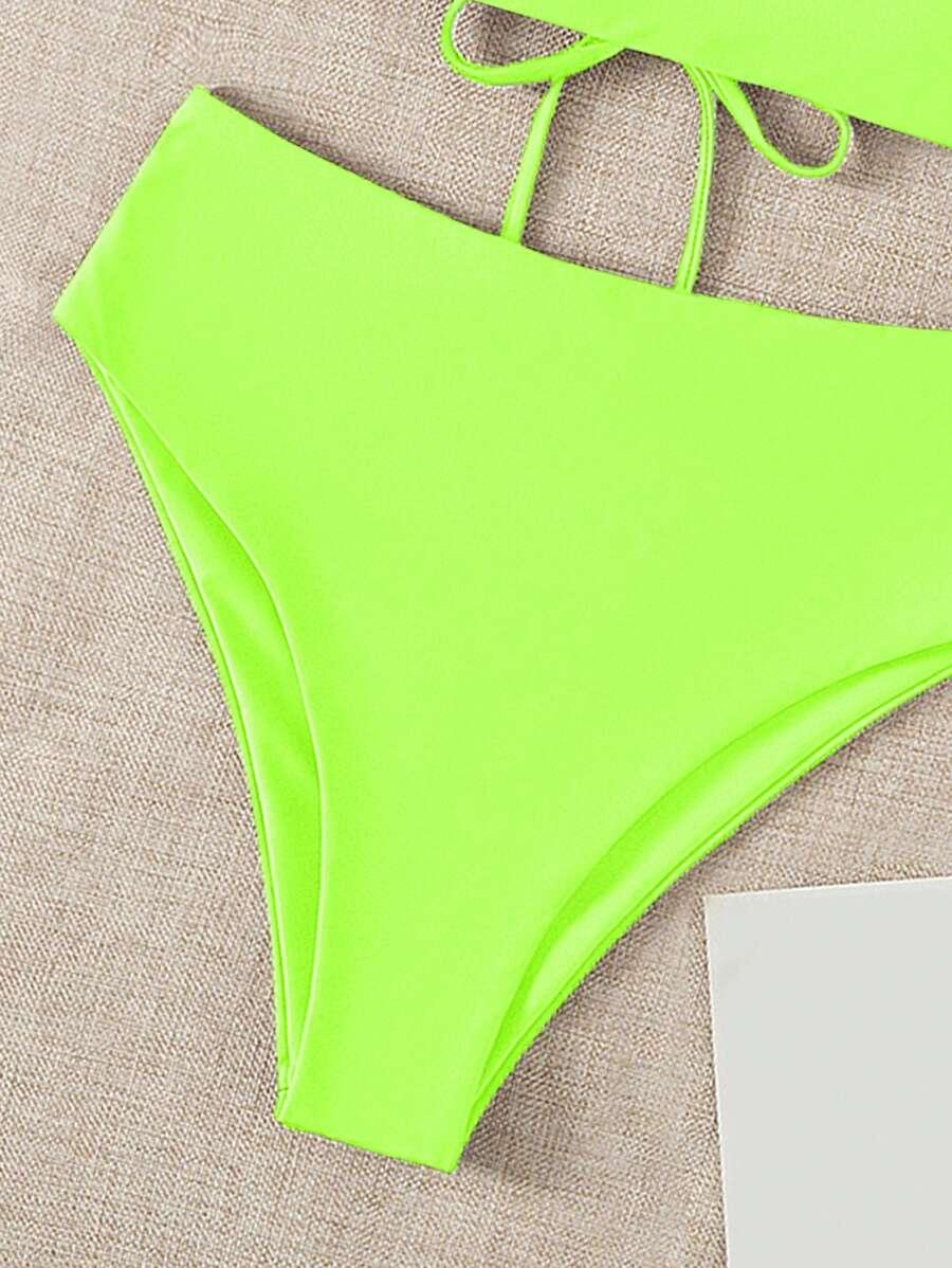 SHEIN DWUCZĘŚCIOWY STRÓJ KĄPIELOWY S09__L