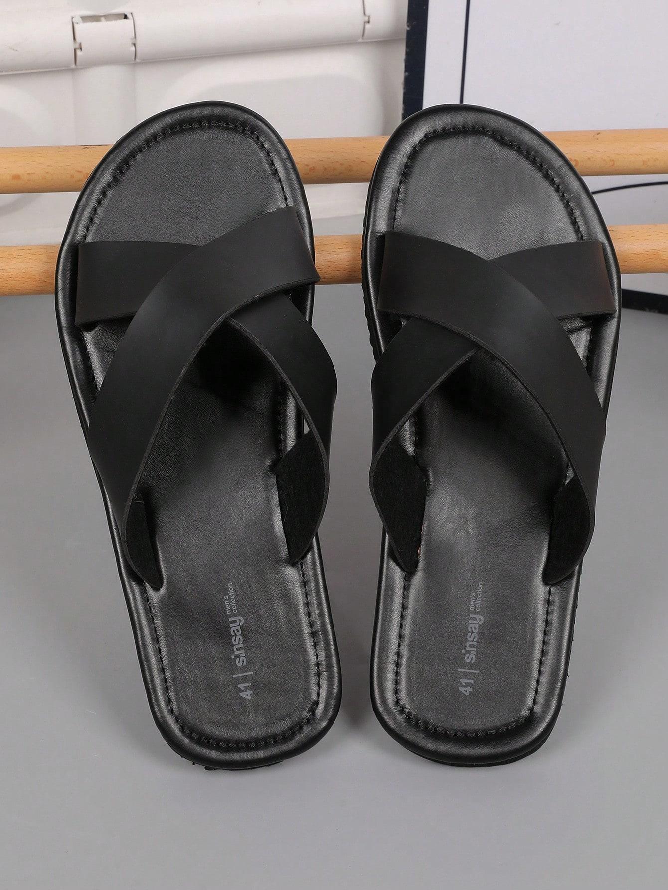 SINSAY CZARNE KLAPKI CASUAL S06__42