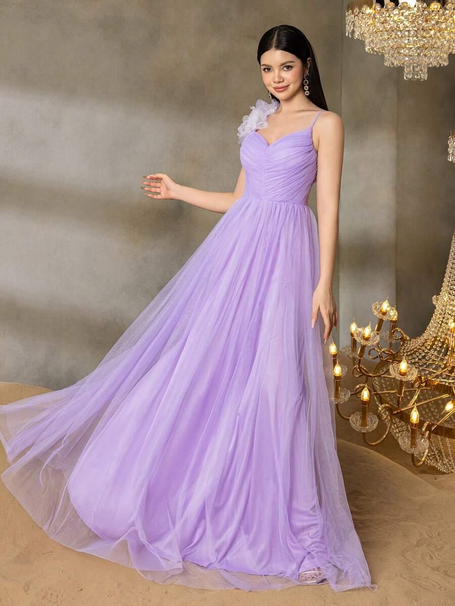 SHEIN FIOLETOWA SUKIENKA TIUL S06__162/166