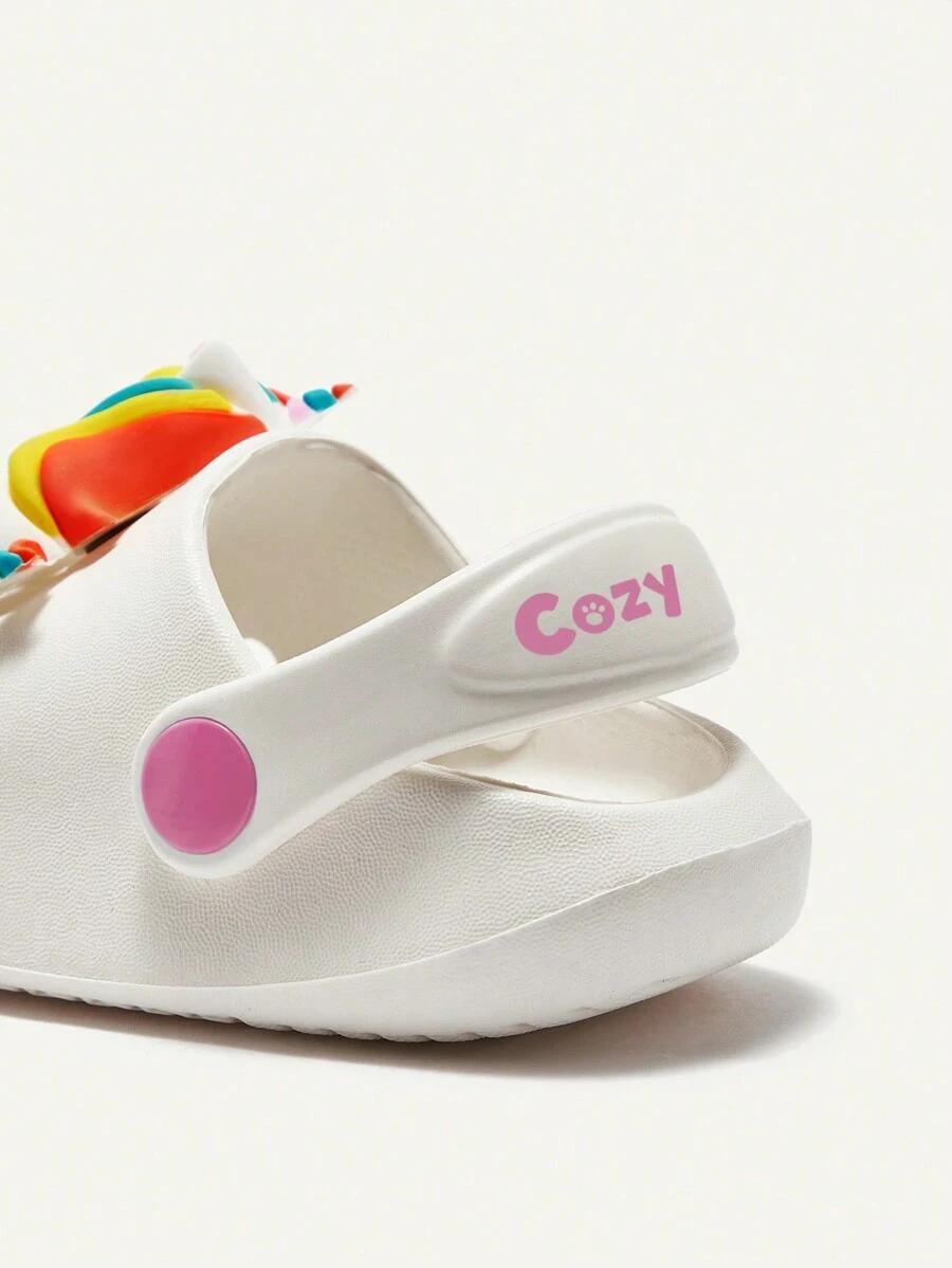 COZY PIXIES BIAŁE KLAPKI ZDOBIENIA S06__23-24,5