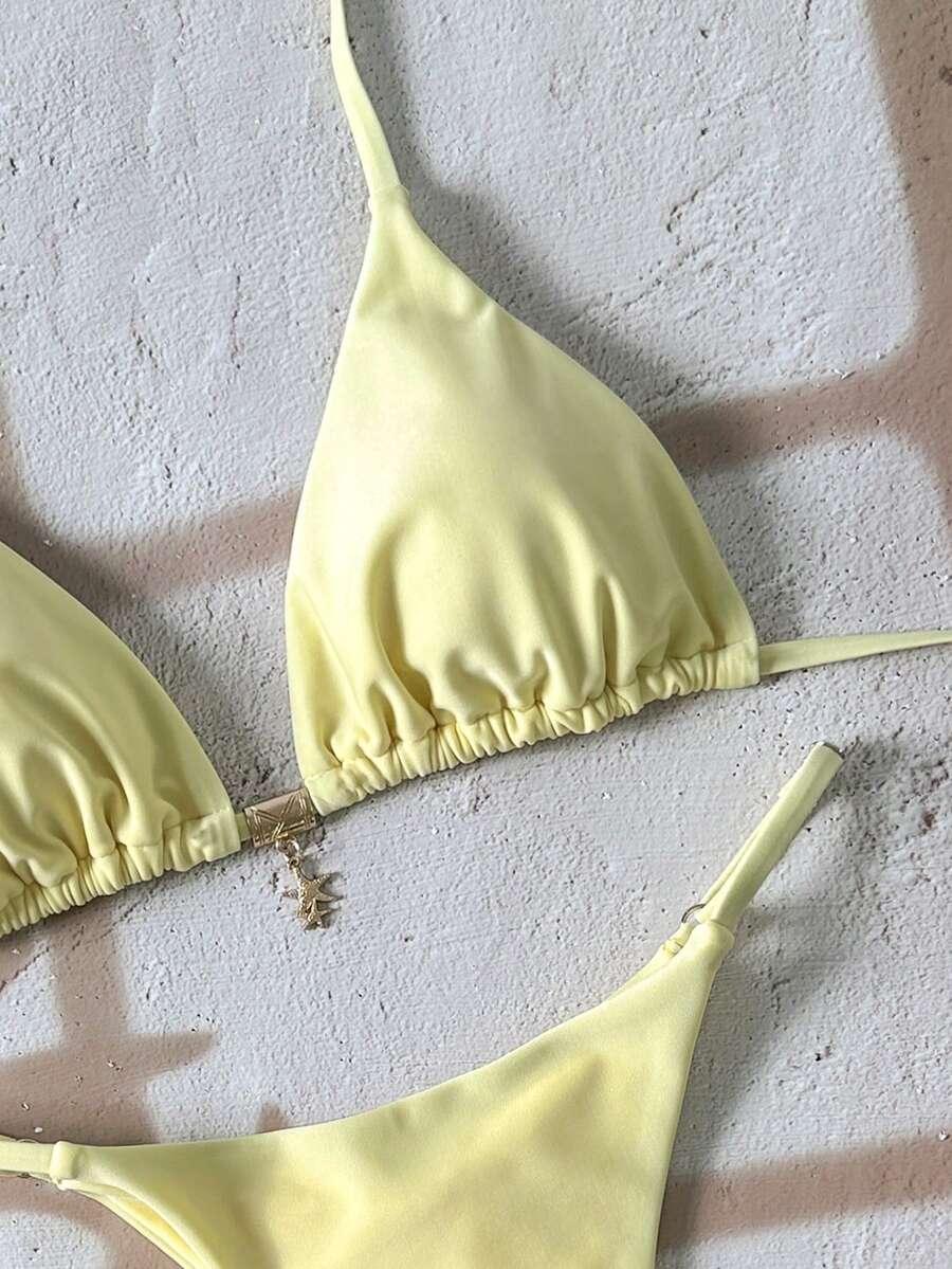 SWIM VCAY ŻÓŁTY DWUCZĘŚCIOWY STRÓJ KĄPIELOWY S09__M