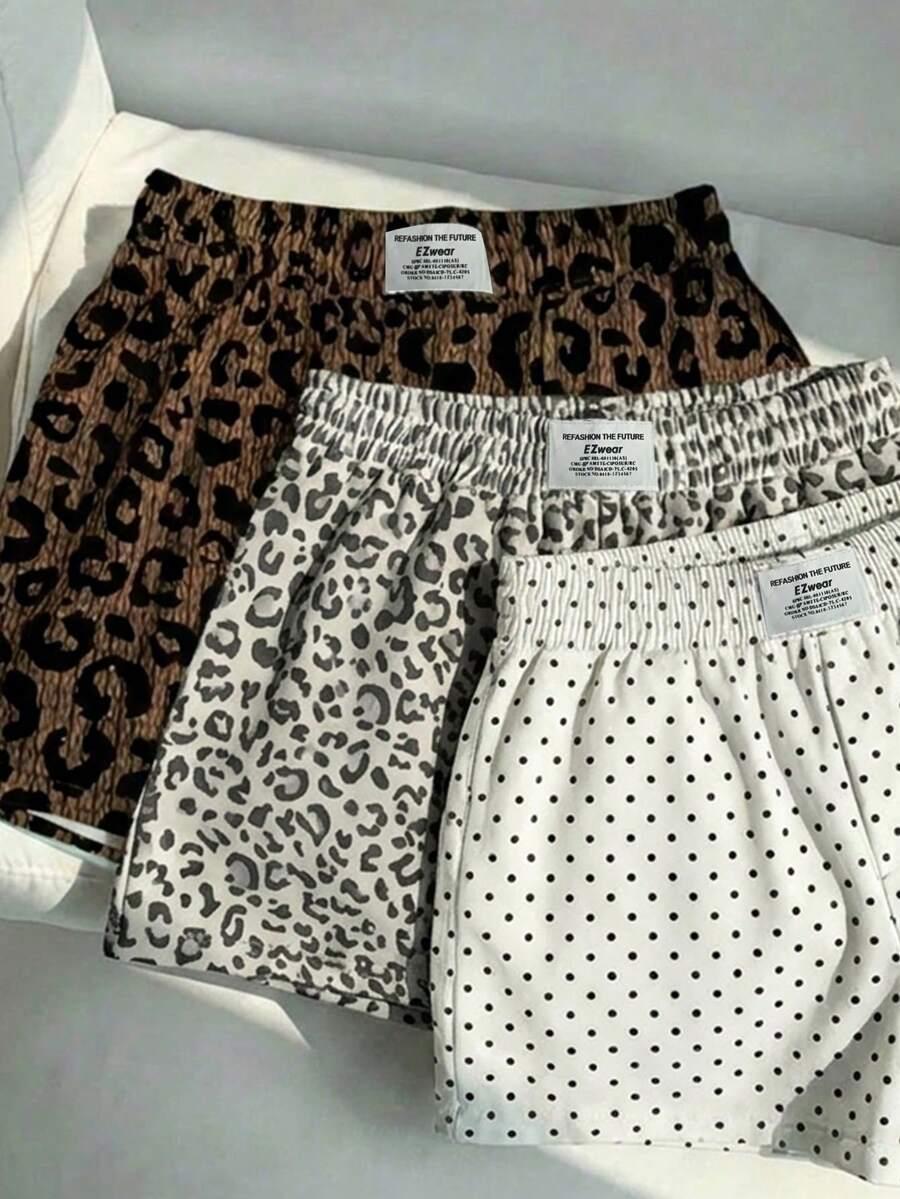 SHEIN SPODENKI PRINT 3-PACK S06__S