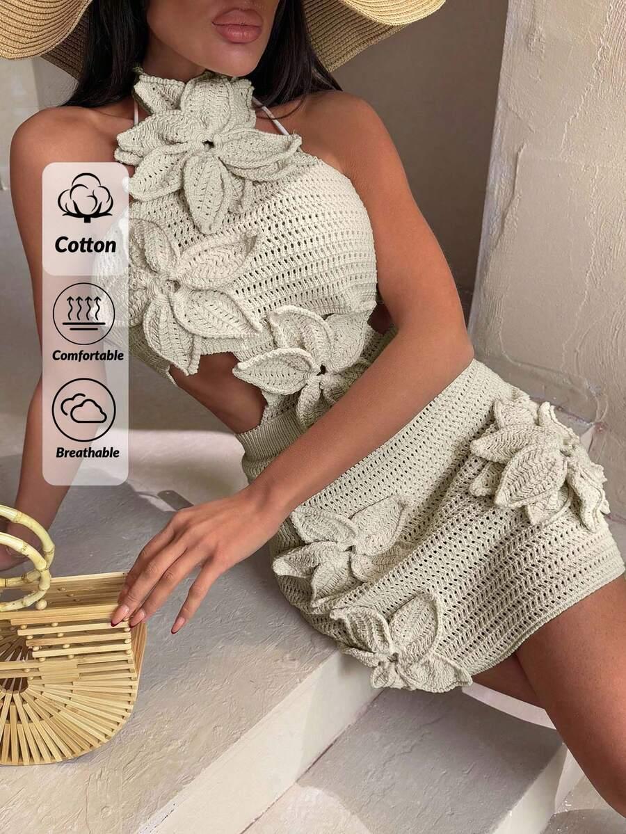 SHEIN DZIANINOWA MINI SUKIENKA S06__S