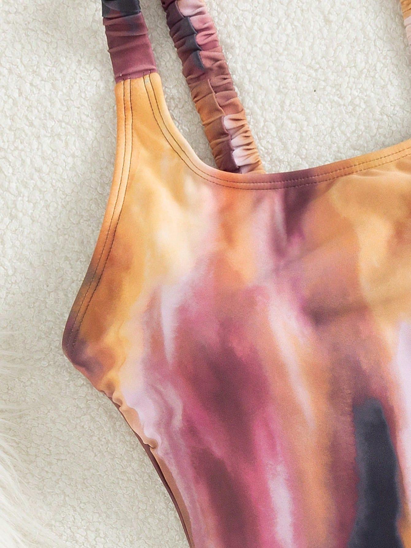 SHEIN JEDNOCZĘŚCIOWY STRÓJ KĄPIELOWY S09__S