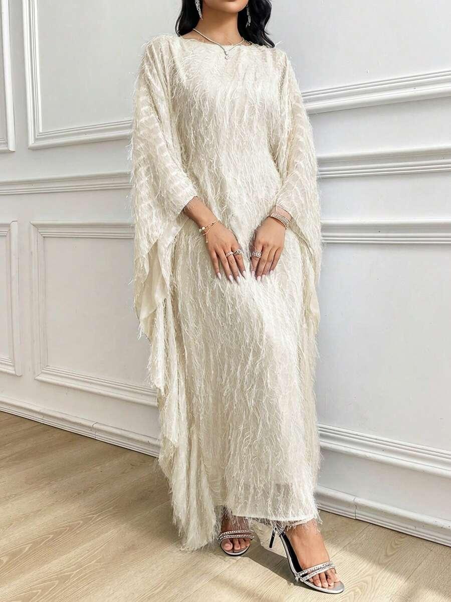 SHEIN BIAŁA MAXI SUKIENKA S06__M