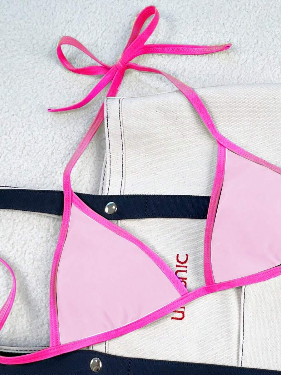 SHEIN DWUCZĘŚCIOWY STRÓJ KĄPIELOWY S09__XXS