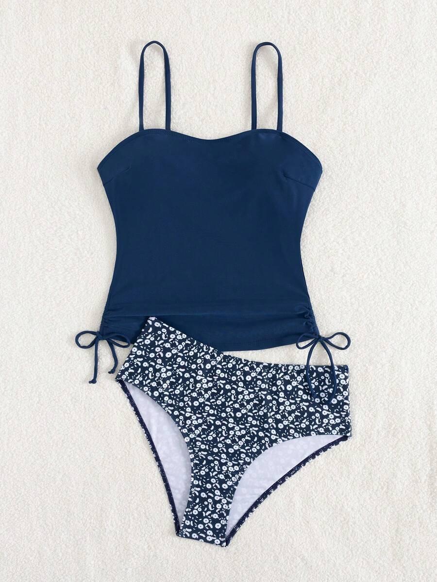 SHEIN DWUCZĘŚCIOWY STRÓJ KĄPIELOWY S09__L