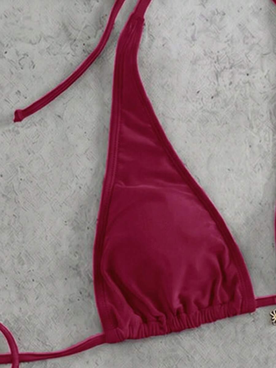 SHEIN STRÓJ KĄPIELOWY DWUCZĘŚCIOWY S09__L
