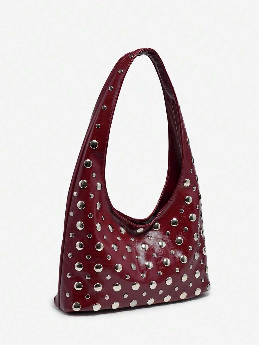 SHEIN CZERWONA TOREBKA ZDOBIENIE S07__31X14
