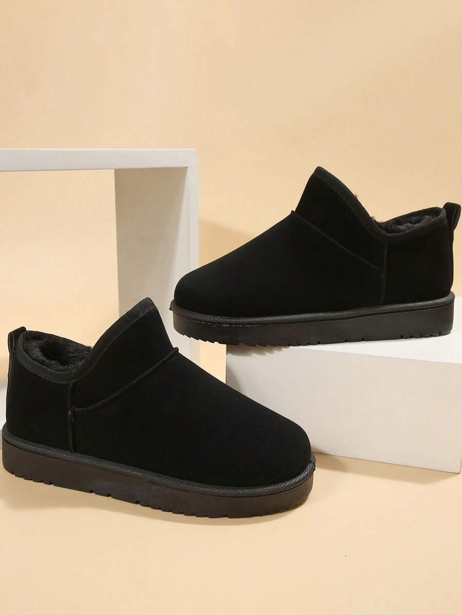 SHEIN CZARNE WSUWANE ŚNIEGOWE W01__39
