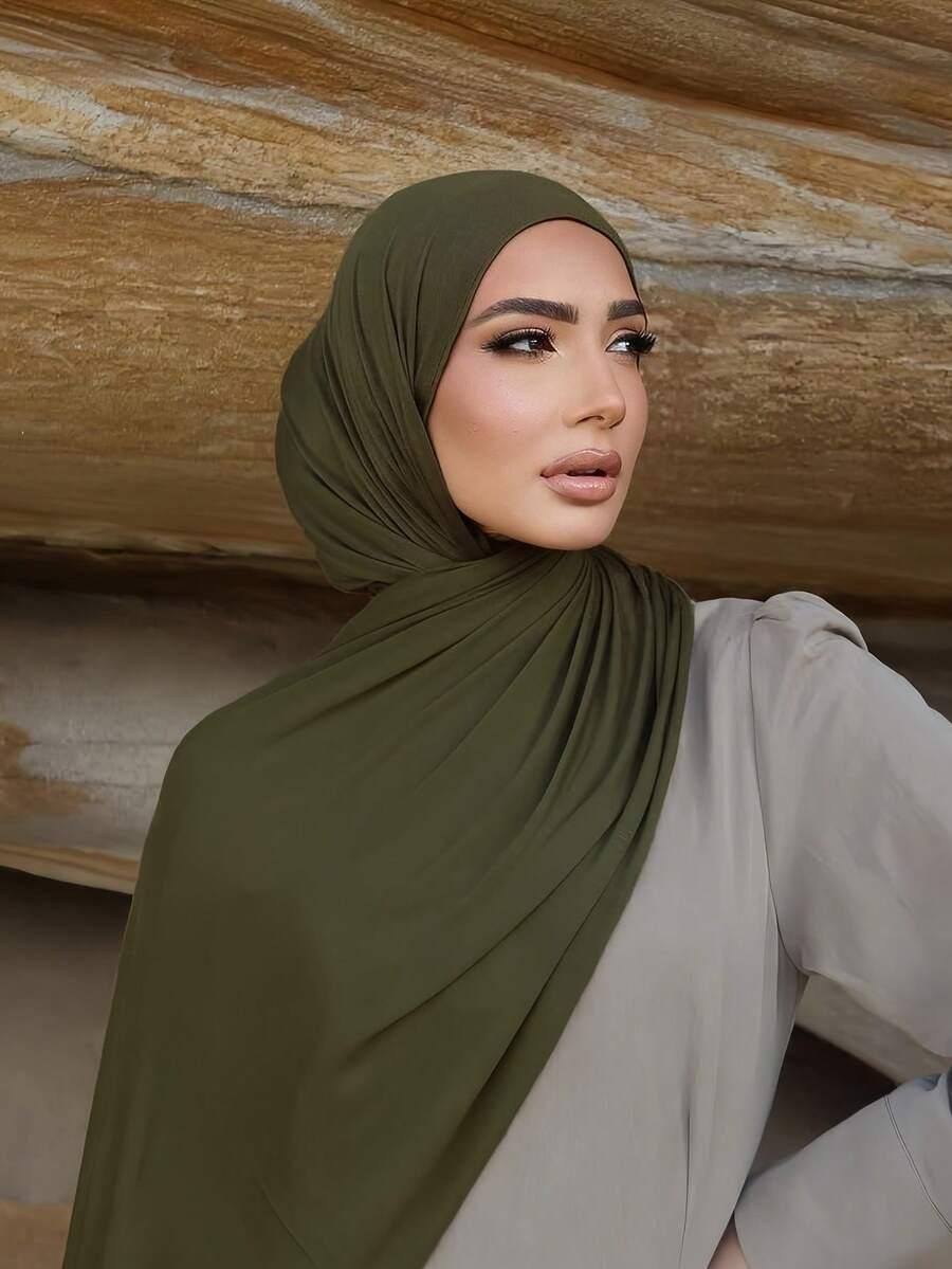 SHEIN ZIELONA CHUSTA HIDŻAB S07
