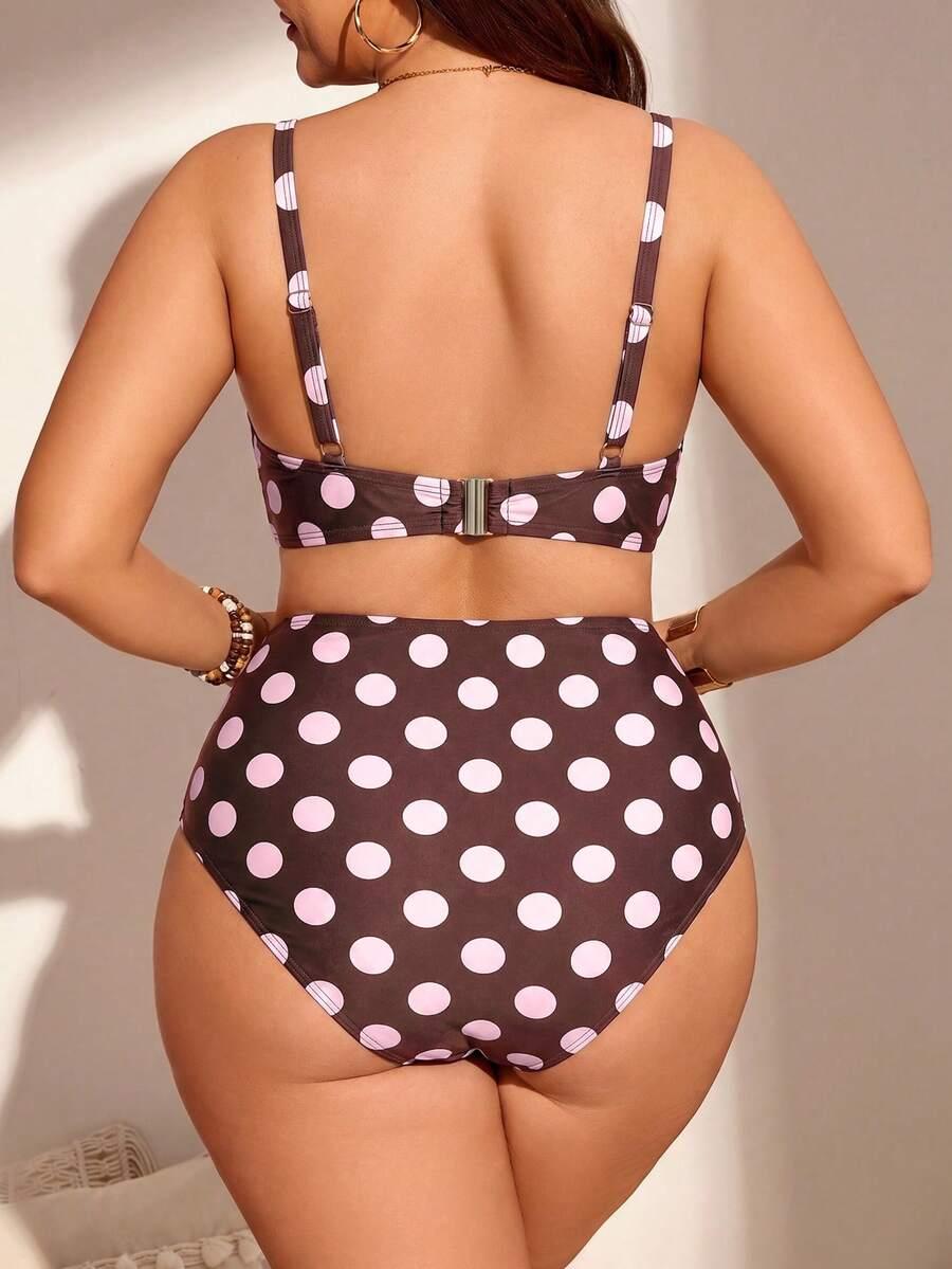 SWIM LUSHOIRE DWUCZĘŚCIOWY STRÓJ KĄPIELOWY W GROSZKI S09__46