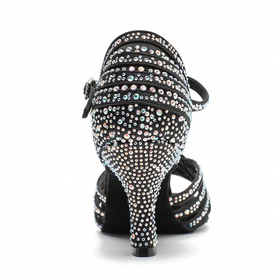 SHEIN CZARNE BUTY DO TAŃCA ZDOBIENIE S06__37,5