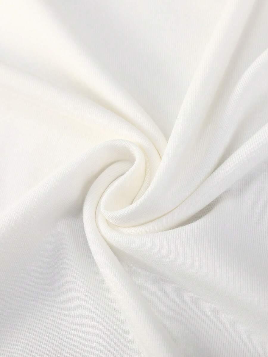 SHEIN BIAŁA BLUZKA DŁUGI RĘKAW S06__L