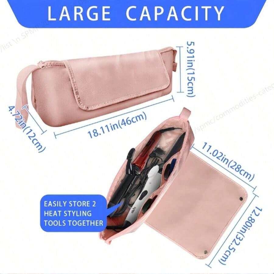 SHEIN RÓŻOWA KOSMETYCZKA ZAMEK S07