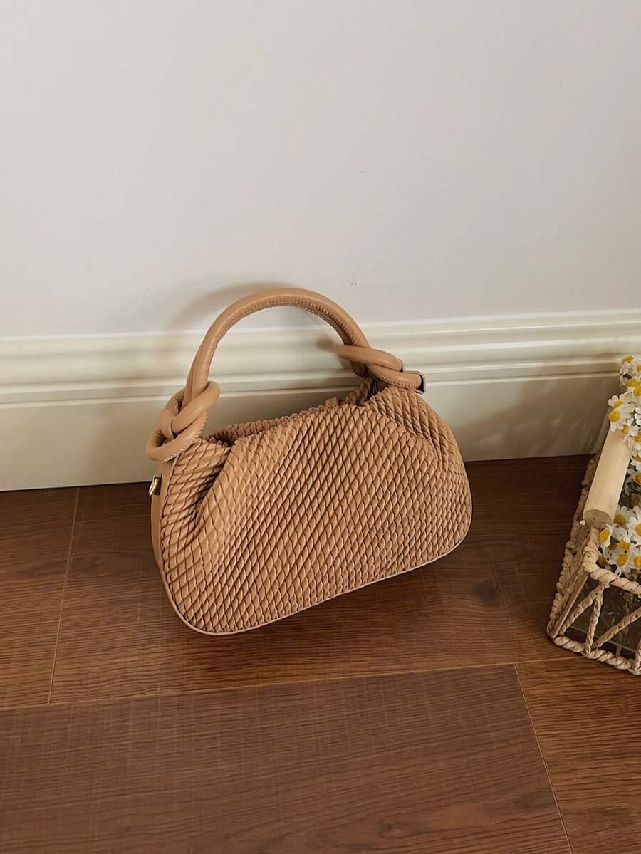 SHEIN BRĄZOWA TOREBKA PASEK S07__8X14X23CM