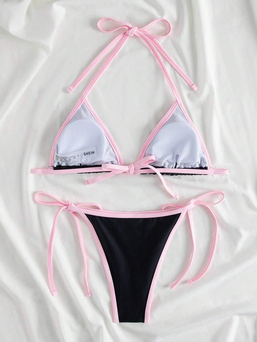 SHEIN DWUCZĘŚCIOWY STRÓJ KĄPIELOWY S09__S
