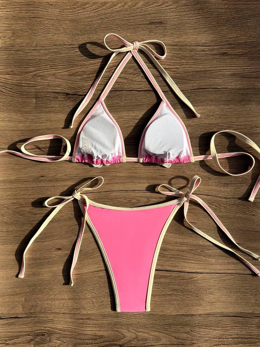 SWIM MOD DWUCZĘŚCIOWY STRÓJ KĄPIELOWY KWIATY 3D CEKINY PK01__M