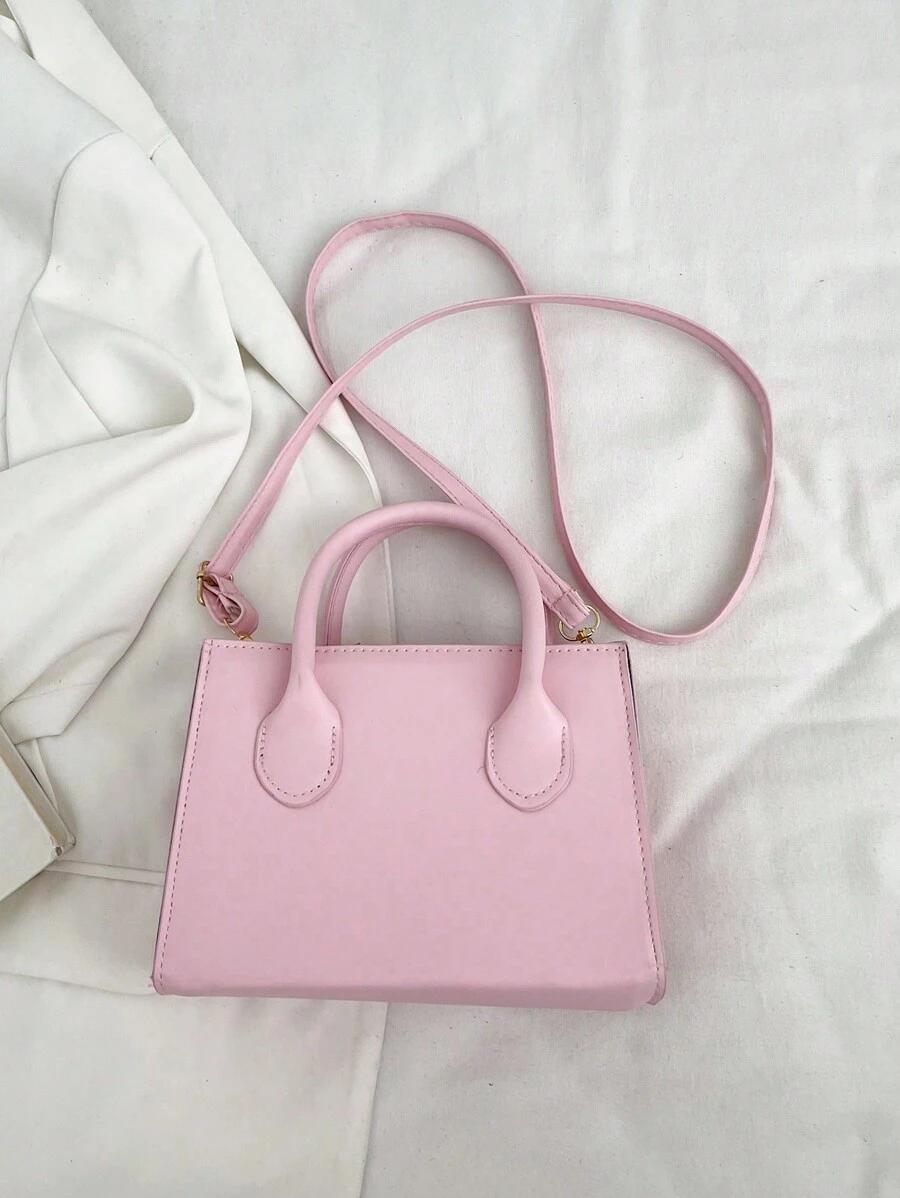 SHEIN RÓŻOWA TOREBKA ZAMEK S07__20,5X14,5