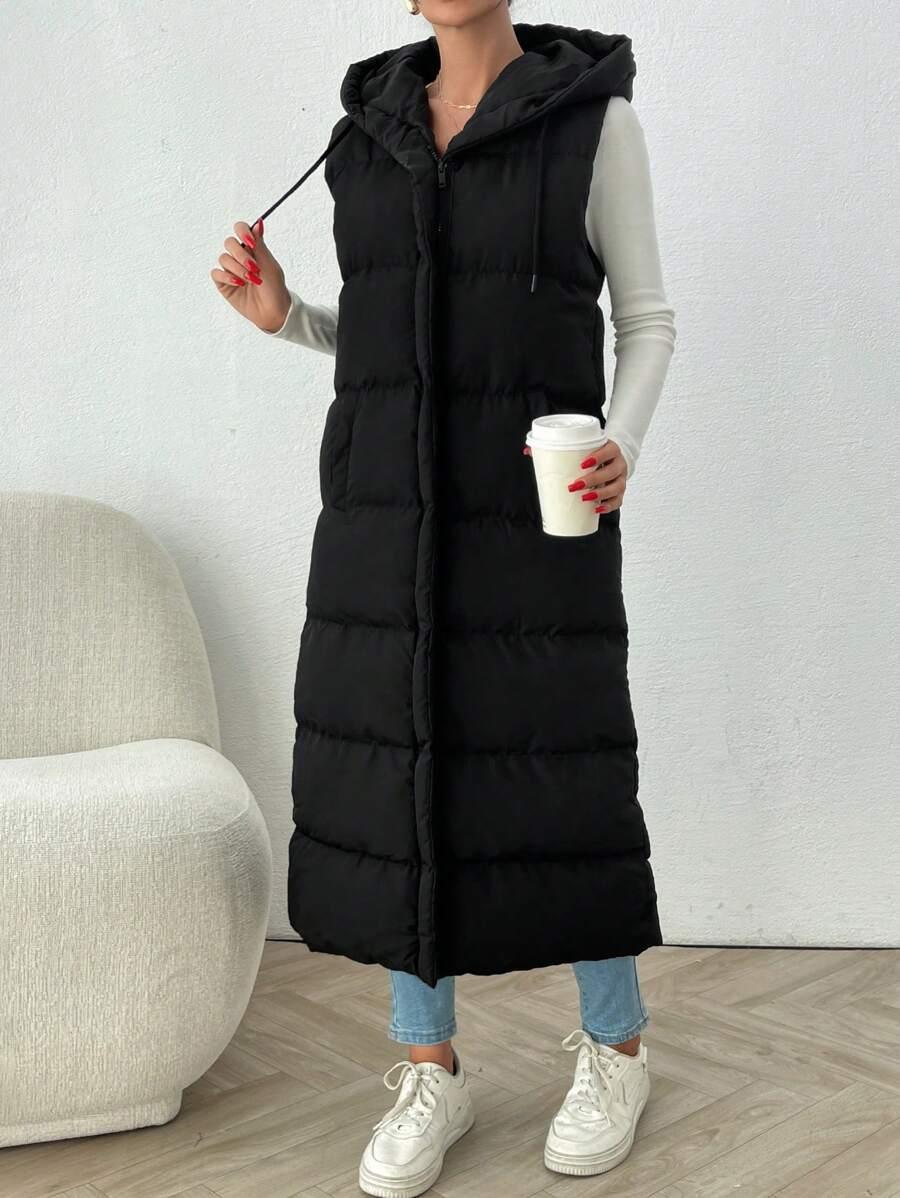 SHEIN CZARNA PIKOWANA KAMIZELKA W01__XL