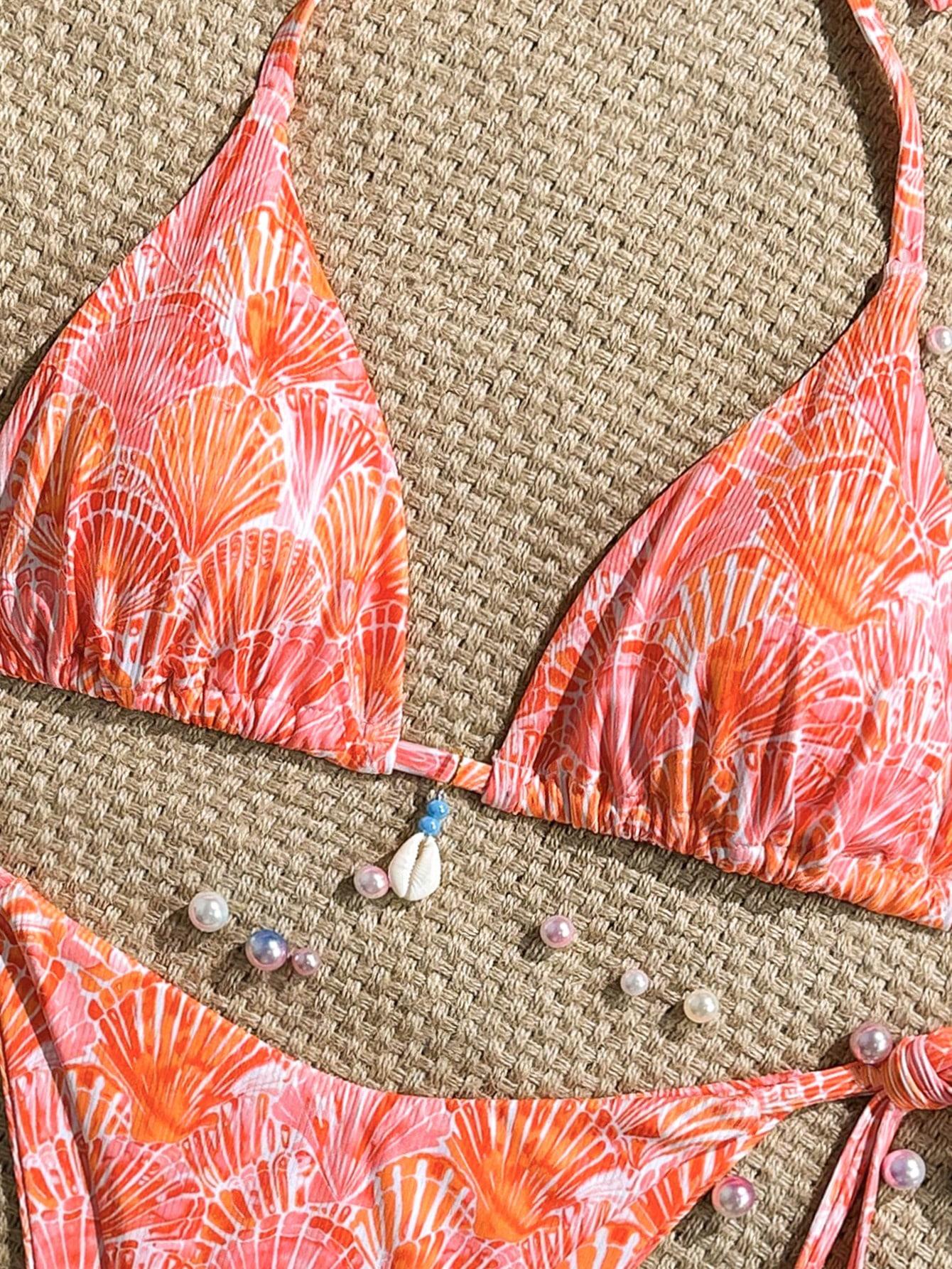 SHEIN DWUCZĘŚCIOWY STRÓJ KĄPIELOWY S09__S