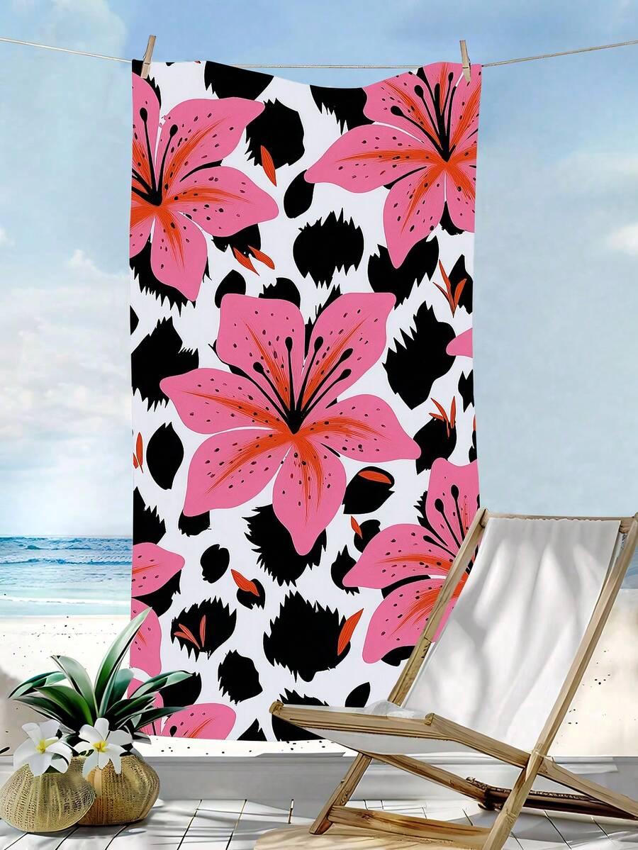 SHEIN RĘCZNIK PLAŻOWY PRINT S07__150X200