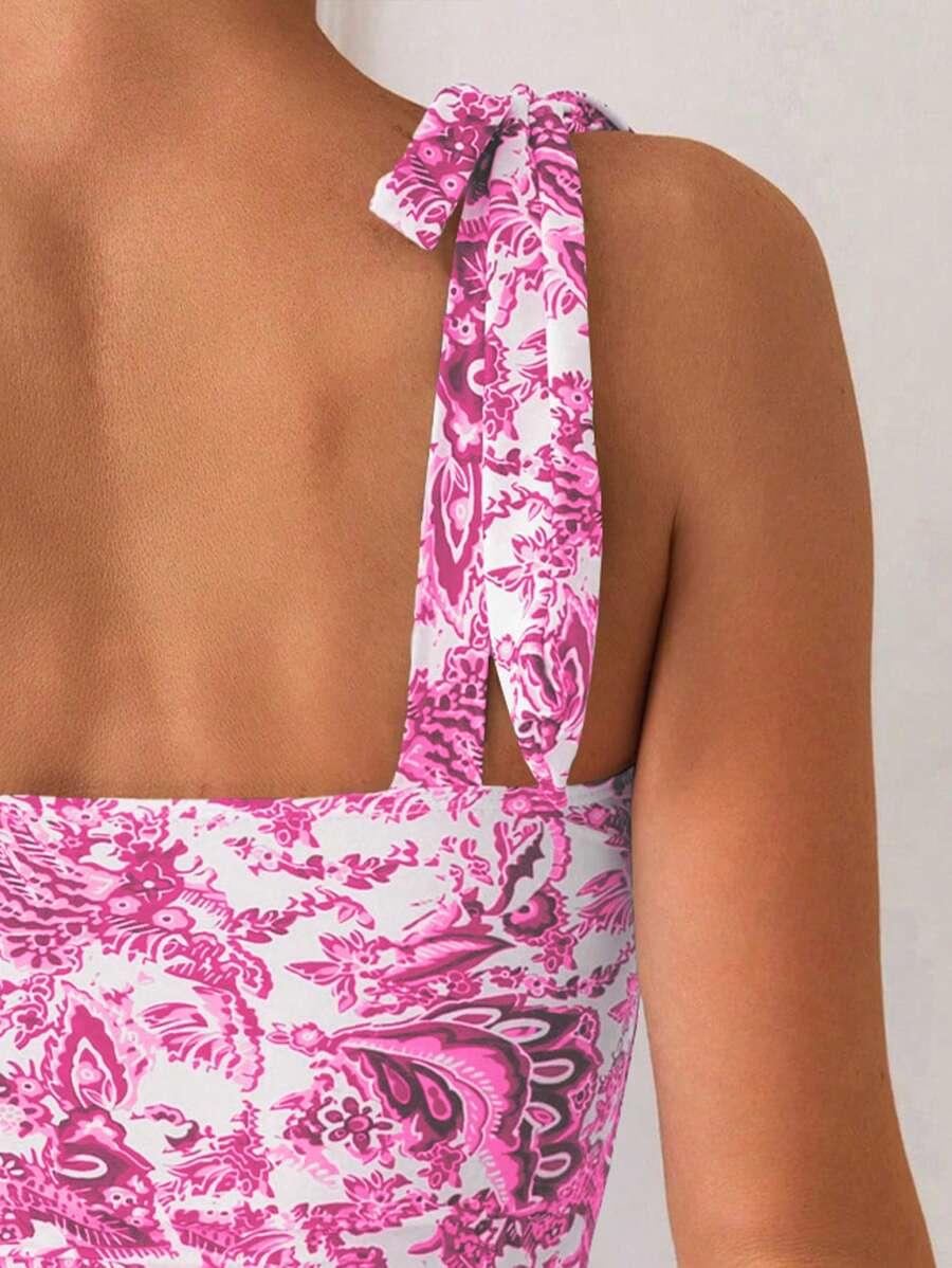 SWIM BASICS STRÓJ KĄPIELOWY JEDNOCZĘŚCIOWY PRINT S09__L