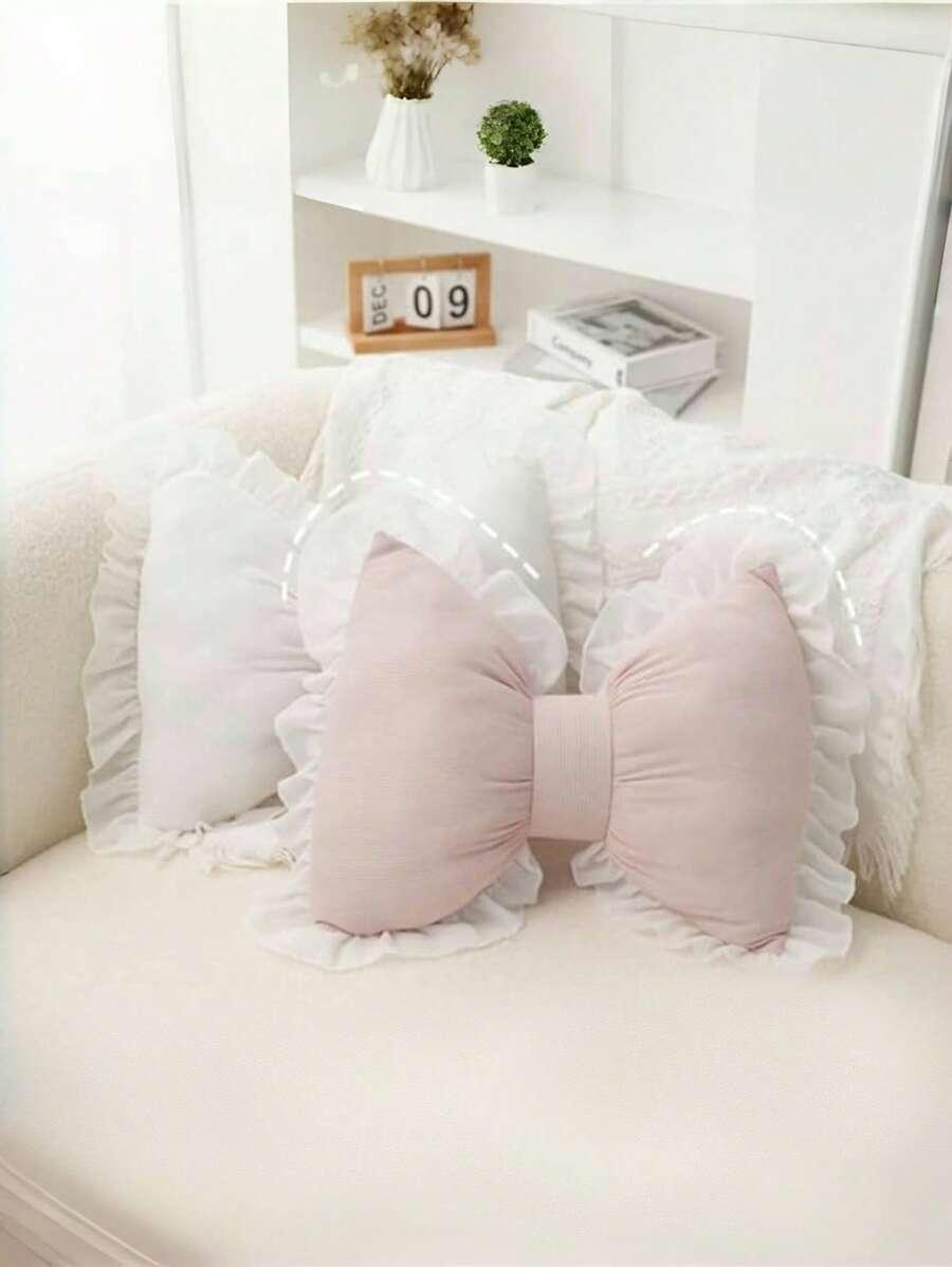 SHEIN PODUSZKA DEKORACYJNA KOKARDA S07__40X30