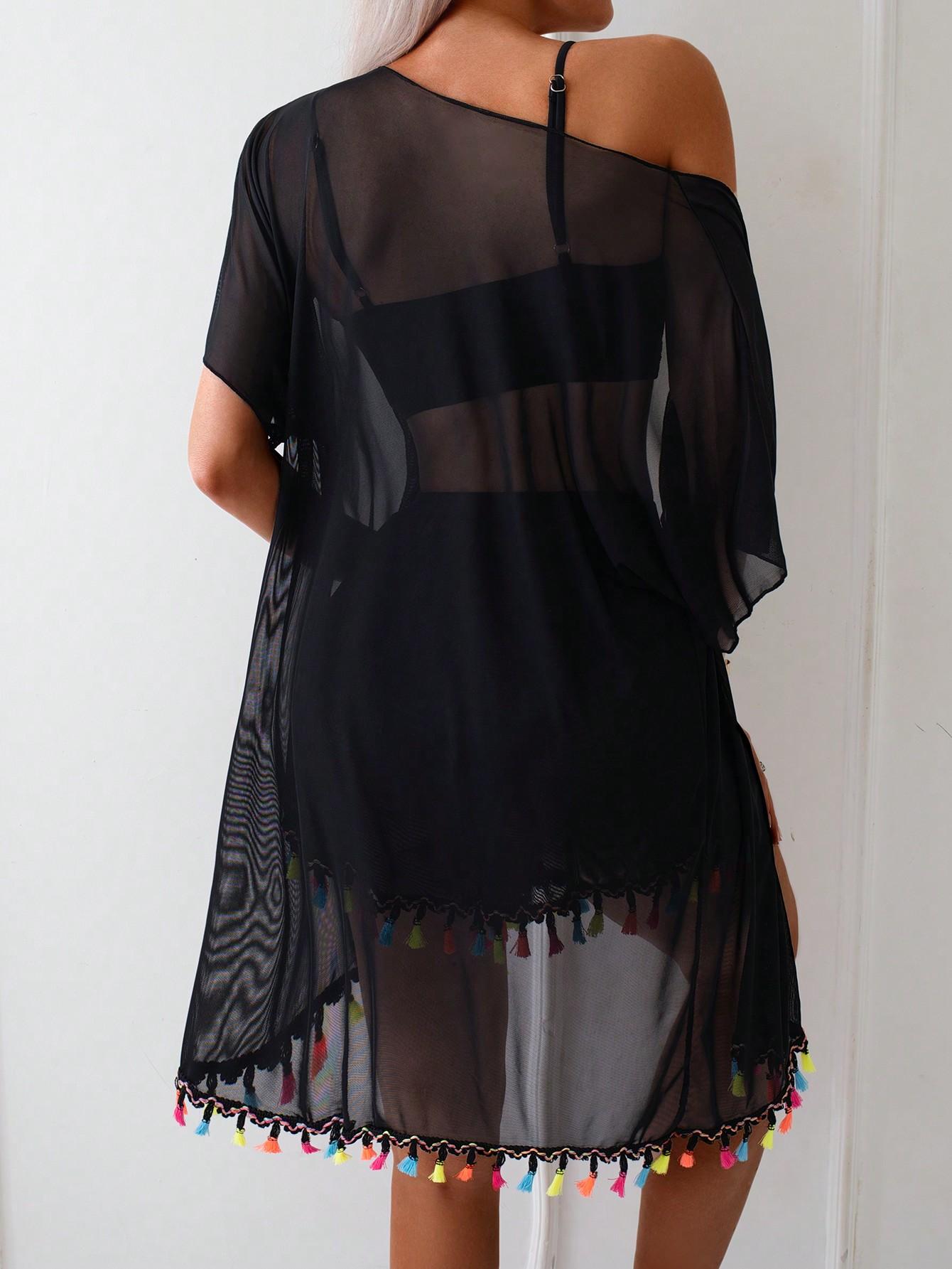 SHEIN CZTEROCZĘŚCIOWY STRÓJ KĄPIELOWY S09__L