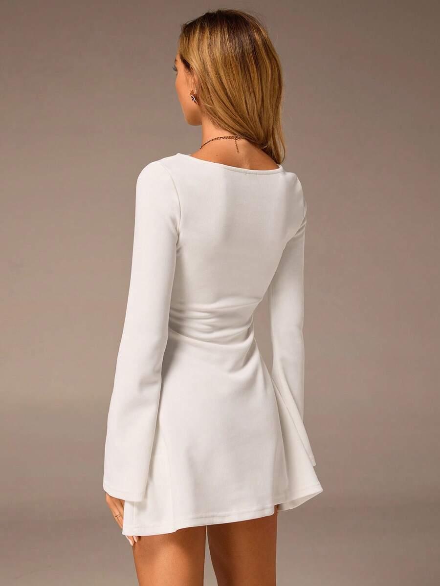 SHEIN BIAŁA MINI SUKIENKA S06__L