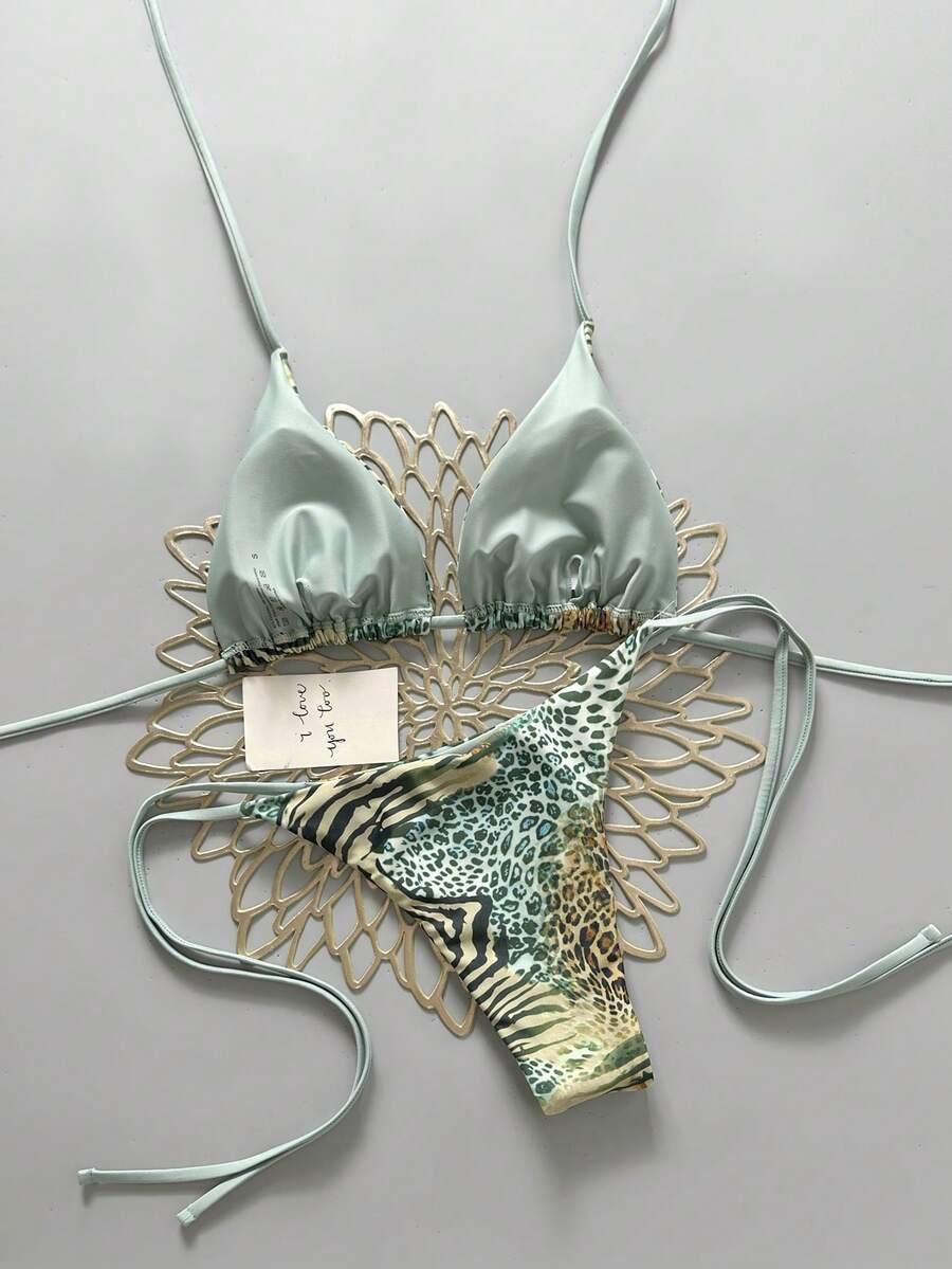 SHEIN DWUCZĘŚCIOWY STRÓJ KĄPIELOWY S09__S