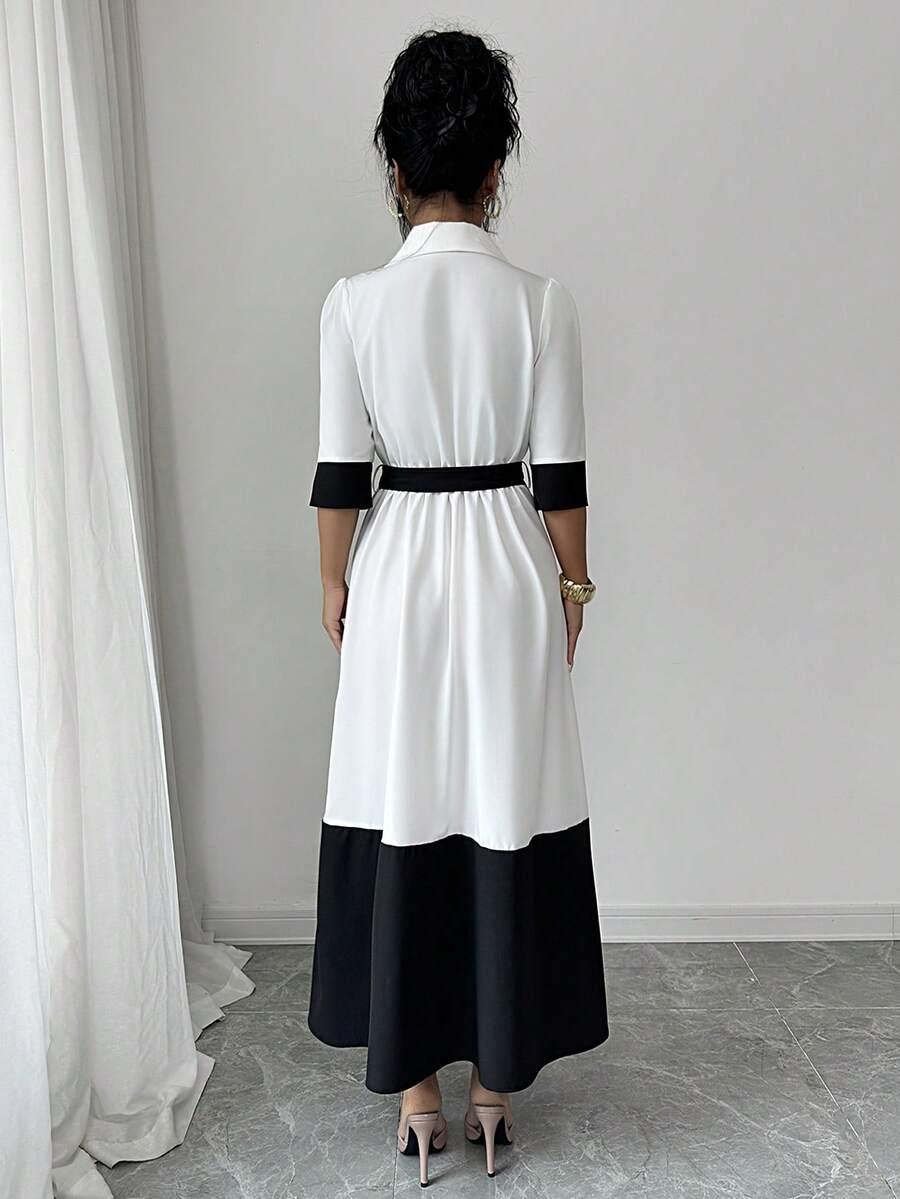 RAFFERIZA MAXI SUKIENKA KONTRAST S09__XL