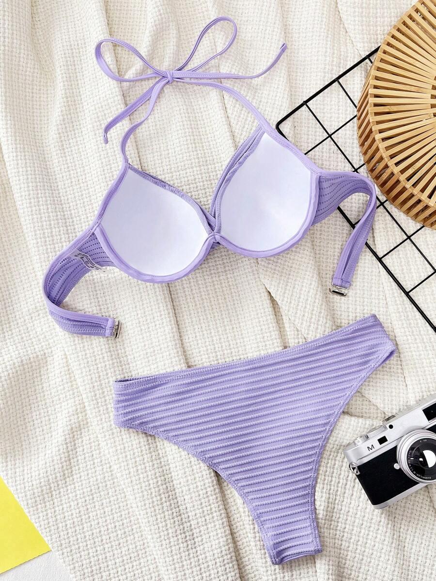 SHEIN DWUCZĘŚCIOWY STRÓJ KĄPIELOWY S09__M