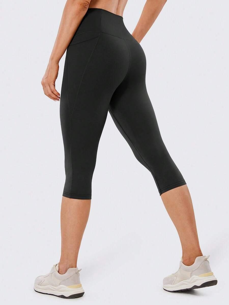 SHEIN CZARNE LEGGINSY KIESZENIE