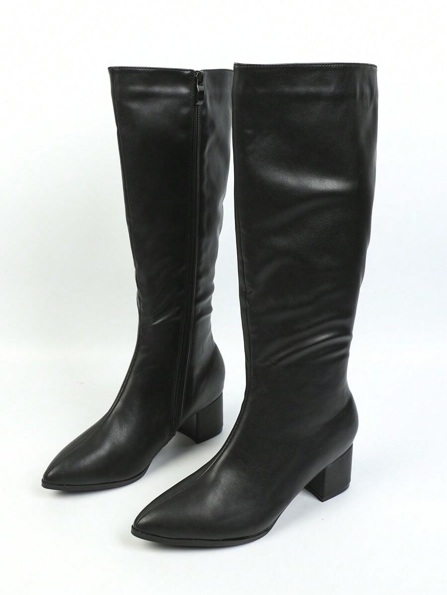 SHEIN CZARNE KOZAKI OBCAS W01__38