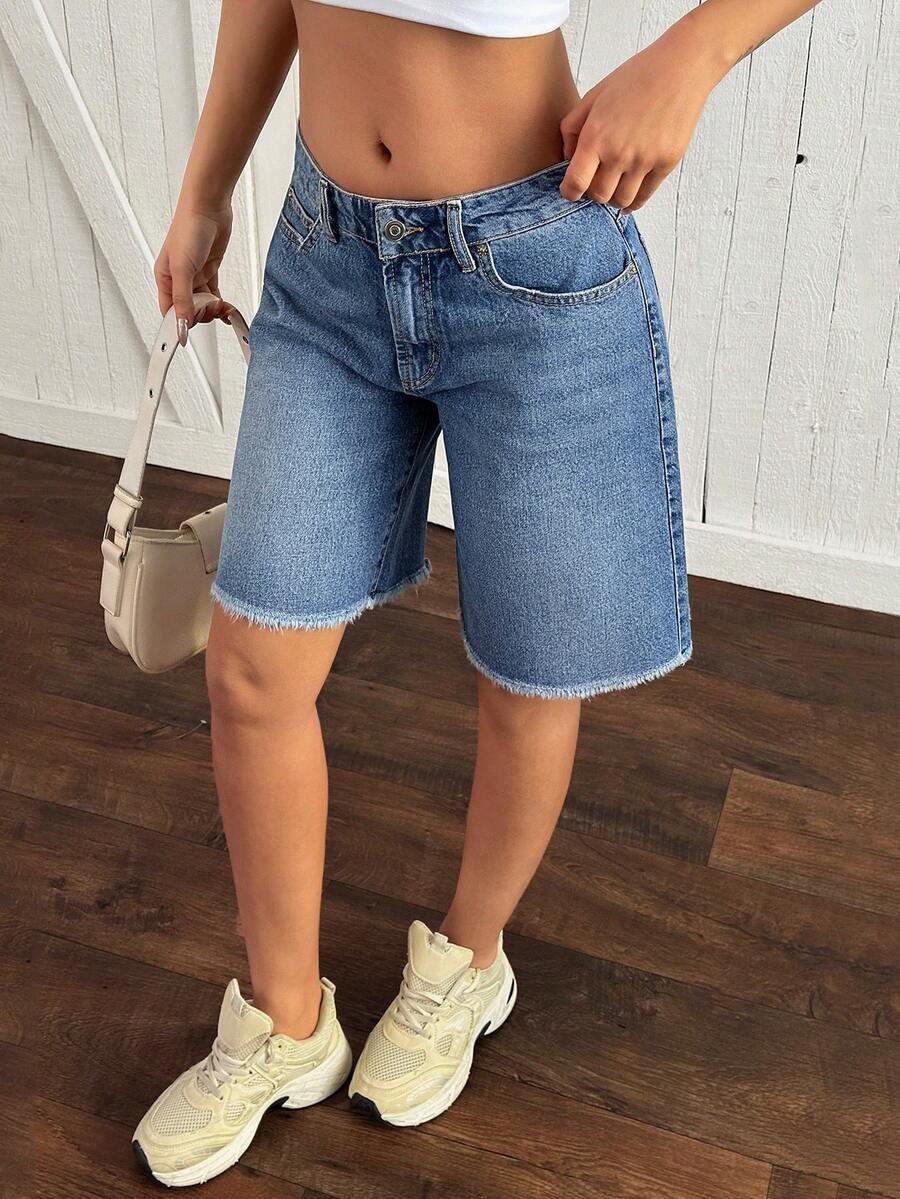 EURMUSE SPODENKI JEANS KIESZENIE S06__L