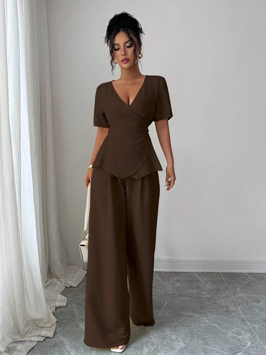 SHEIN BLUZKA SPODNIE KOMPLET S06__L