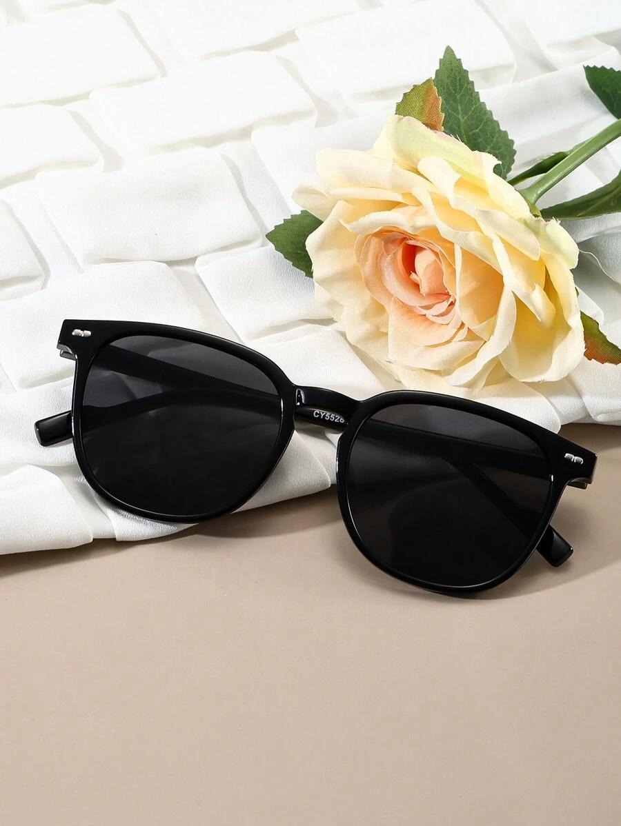 SHEIN CZARNE OKULARY PRZECIWSŁONECZNE S07