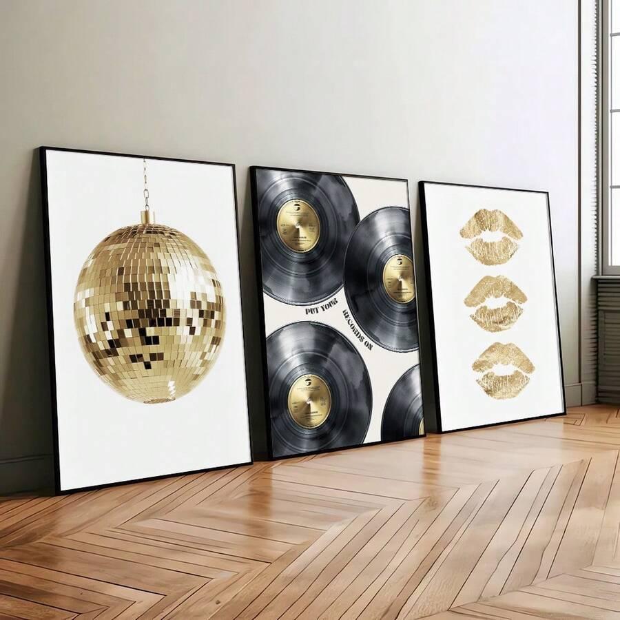 SHEIN OBRAZKI NA ŚCIANĘ 3-PACK S07__30X40