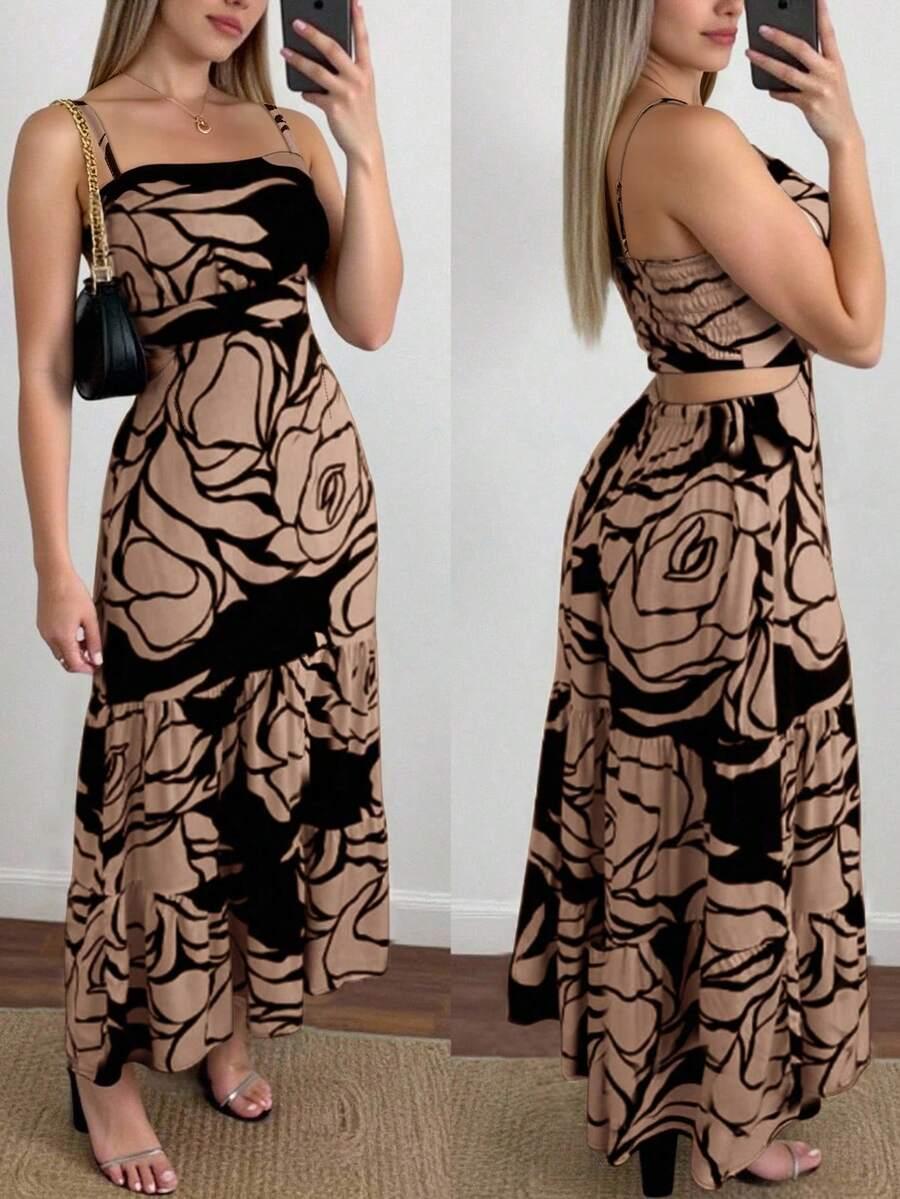 EMERY ROSE MAXI SUKIENKA WZÓR S06__L