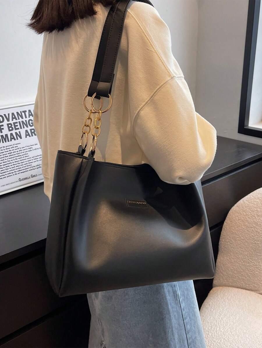 SHEIN CZARNA TOREBKA NA RAMIĘ S07__34X24