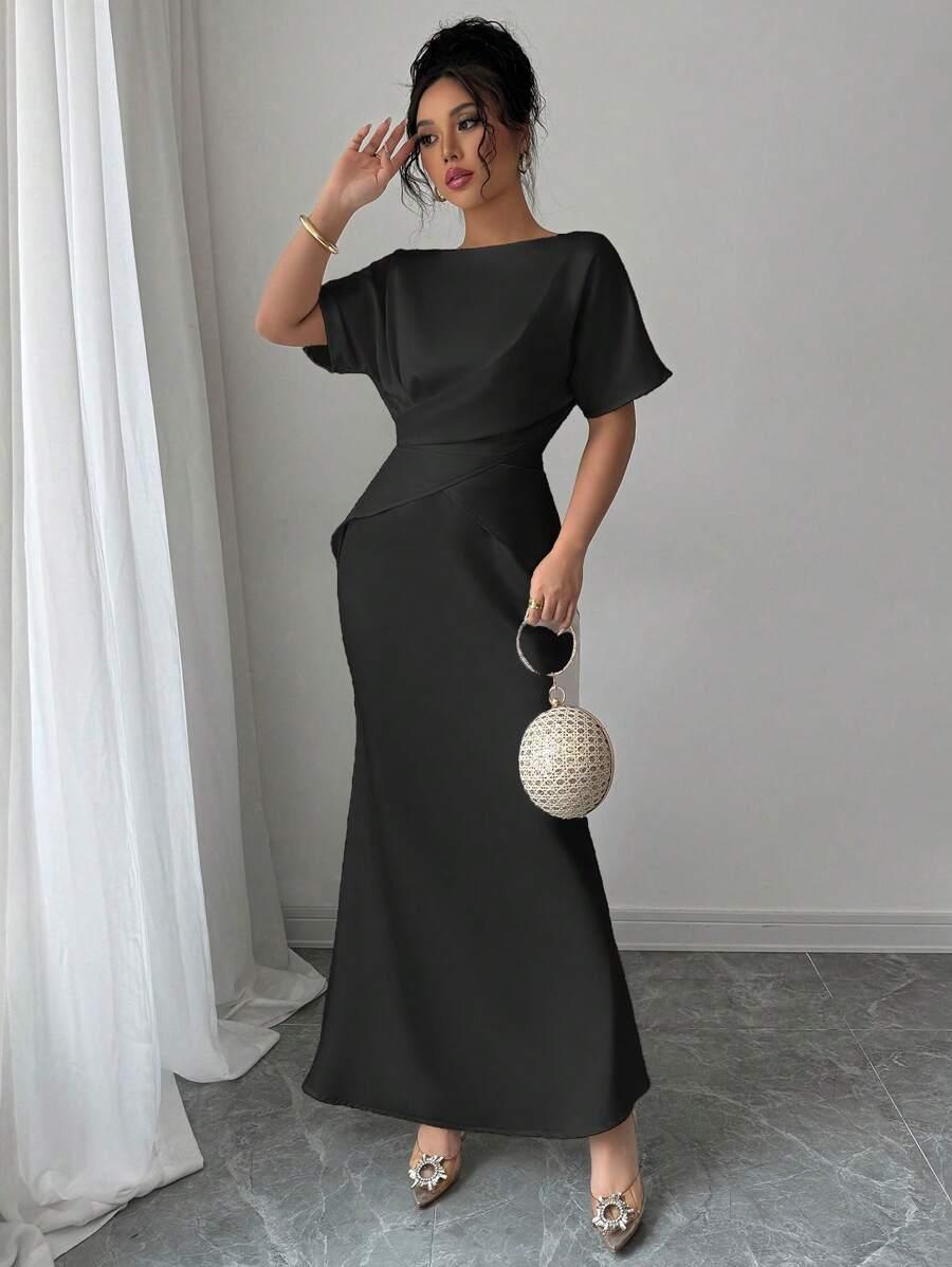 ELENZGA CZARNA MAXI SUKIENKA S06__S